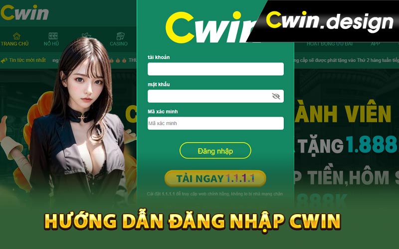 Hướng dẫn đăng nhập Cwin
